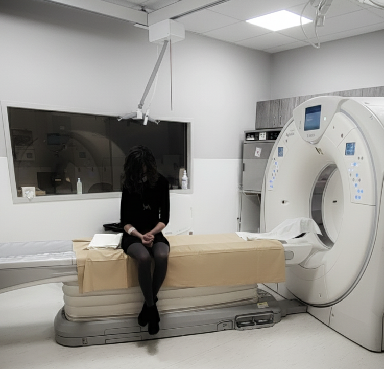 Sven's partner at the MRI machine